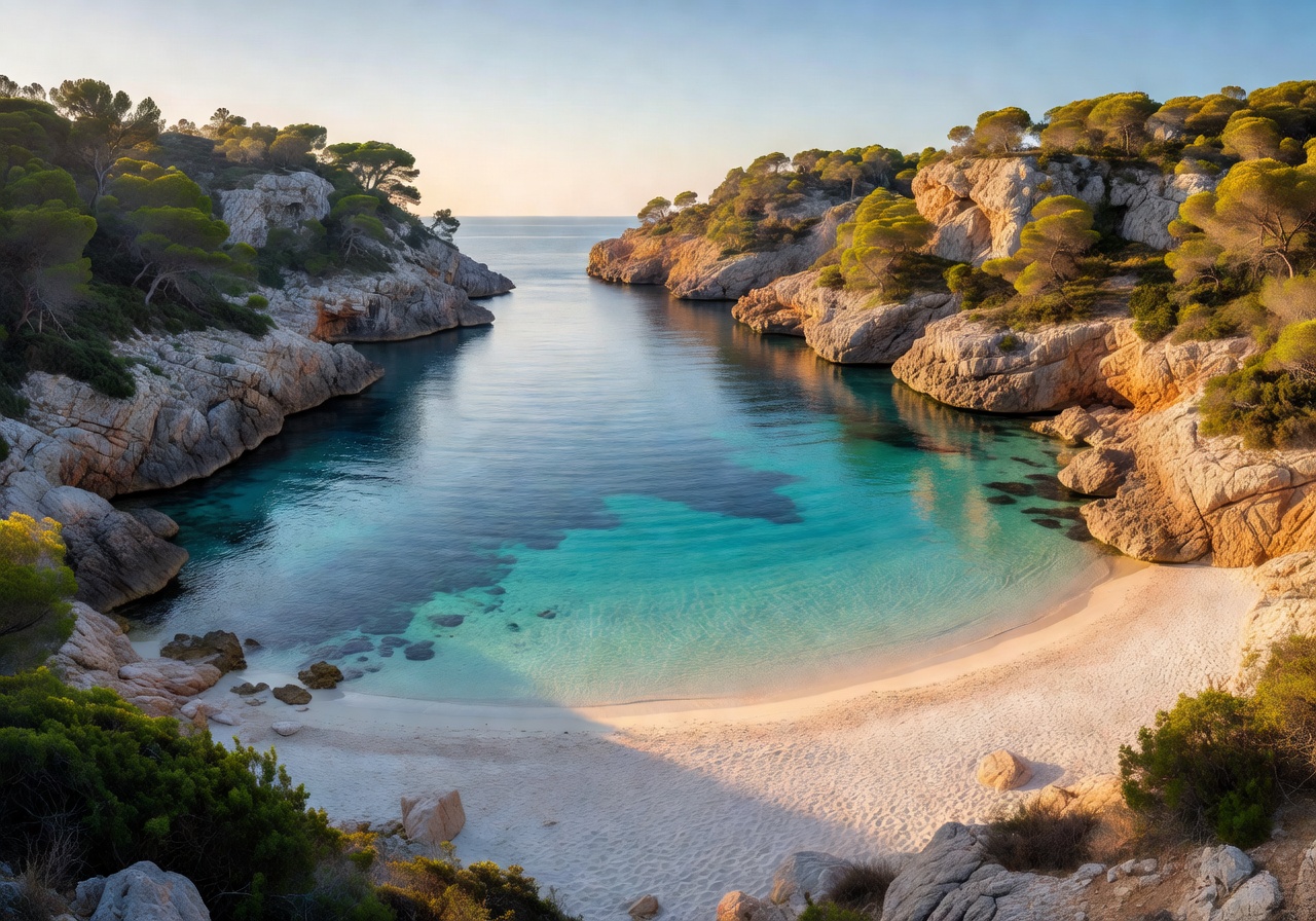 Beautiful calm cove in Mallorca